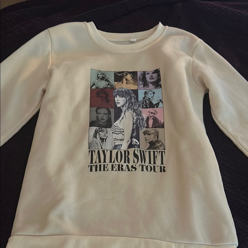 Taylor Swift Cream Eras Tour Sweatshirt